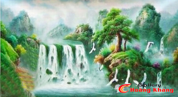 Tranh Núi - Nước - Phong Thuỷ